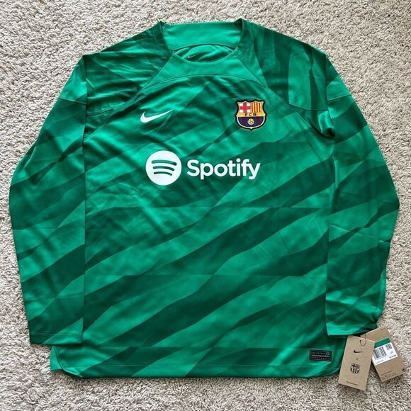 Nike FC Barcelona 23/24 Stadium Goalkeeper Soccer Jersey - Picture 6 of 9